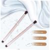 20 Gold Aluminum Double-Ended Eyeshadow Brushes with Synthetic Bristles view 2