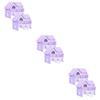 VANZACK 6-Piece Double-Layer Hamster Hideout Villa for Hamsters and Guinea Pigs view 1