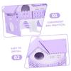 VANZACK 6-Piece Double-Layer Hamster Hideout Villa for Hamsters and Guinea Pigs view 2