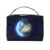 Glowing Earth Gothic Wallpaper Cosmetic Bag, Travel Makeup Case view 2