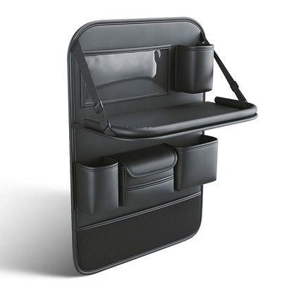 NURCIX Car Seat Back Organizer, Compatible with Ford Mustang, Ranger, GT, Galaxy, Puma, and Bronco, 1-Black