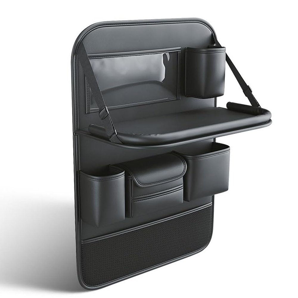 NURCIX Car Seat Back Organizer, Compatible with Ford Mustang, Ranger, GT, Galaxy, Puma, and Bronco, 1-Black