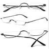 ABETOS 2 Pack Half-Rim Reading Glasses view 3