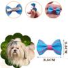 Dog Hair Bows with Metal Clip, Random Color, 20 Pieces view 2