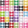 Dog Hair Bows with Metal Clip, Random Color, 20 Pieces view 3