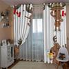 GOKSEL Blackout Curtains, 2 Panels, 117 W x 138 H cm, Moose Design view 3