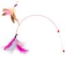 Lightweight Kitten Wand Toy with Bell, Multicolor view 1