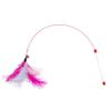 Lightweight Kitten Wand Toy with Bell, Multicolor view 3