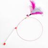 Lightweight Kitten Wand Toy with Bell, Multicolor view 4