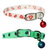 2 x Glow-in-the-Dark Silicone Dog Collars view 1