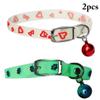 2 x Glow-in-the-Dark Silicone Dog Collars view 3