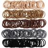 Small No-Crease Hair Ties, Elastic Ponytail Holders, 200-Count view 1