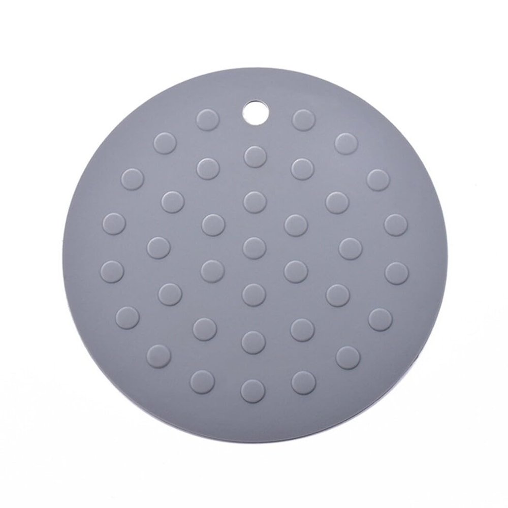 Silicone Pet Mat, Round, 6.5 in