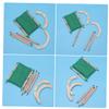 CIYODO Wooden Rattle Bed for Hamsters and Small Pets with Cotton Cushion view 3