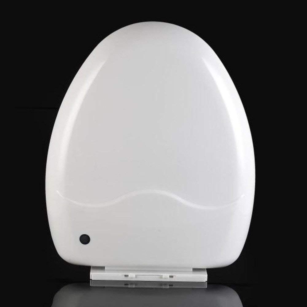 Universal Slow-Close Toilet Seat, White, V-Style