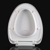 Universal Slow-Close Toilet Seat, White, V-Style view 2