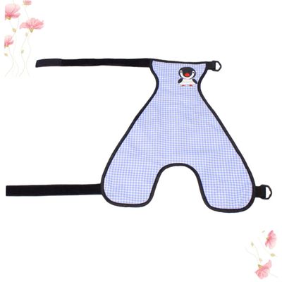 Adjustable Plaid Dog Belly Cover for Dogs and Puppies