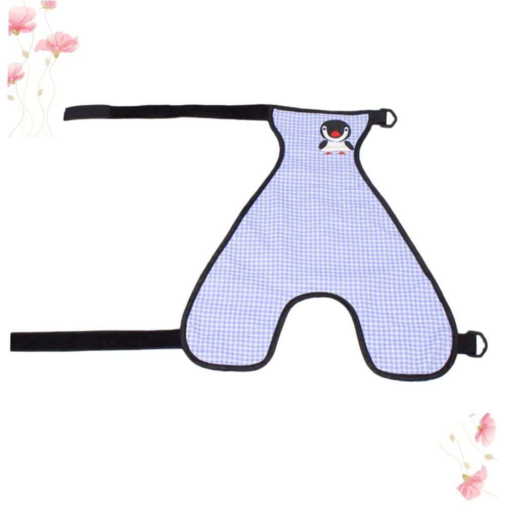 Adjustable Plaid Dog Belly Cover for Dogs and Puppies