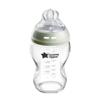 Tommee Tippee Natural Start Anti-Colic Glass Baby Bottle, 250 ml, 1-Pack view 1