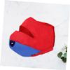 Sosoport 3-Piece Adjustable Non-Slip Cat Muzzles, Red view 2