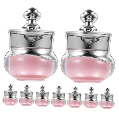 FOMIYES 5 g Refillable Cream Jars with Lids for Travel