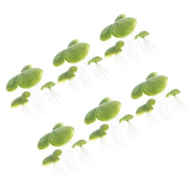 Yardwe 18-Piece Artificial Water Lettuce for Aquariums