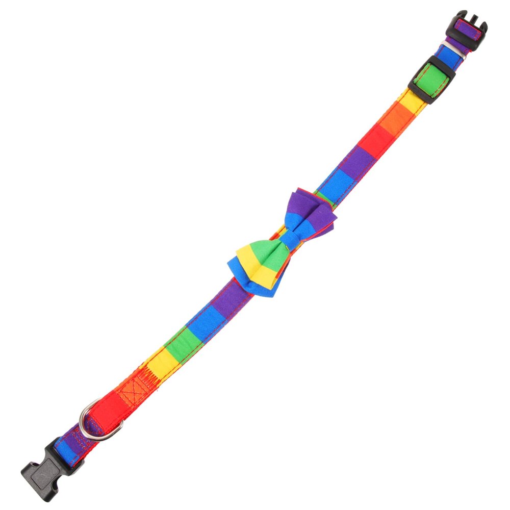 Sosoport Adjustable Rainbow Cat Collar