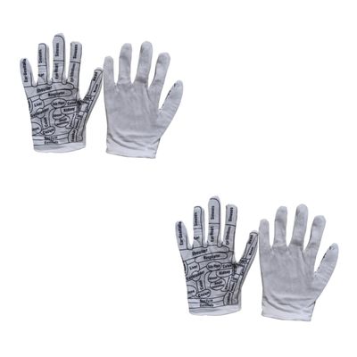 MAGICLULU 2 Pairs Elastic Massage Gloves, Reusable Massage Accessories for Daily Use