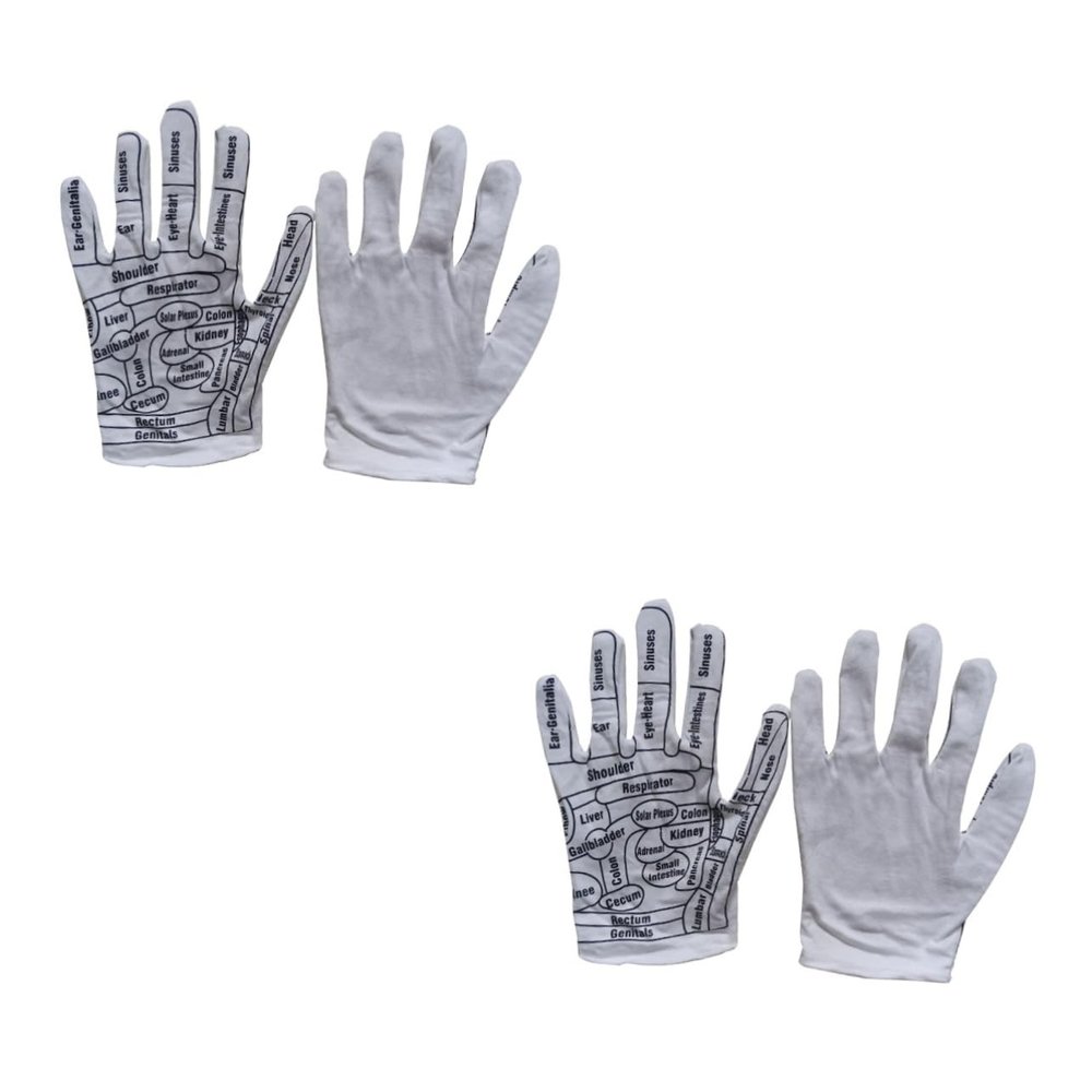 MAGICLULU 2 Pairs Elastic Massage Gloves, Reusable Massage Accessories for Daily Use