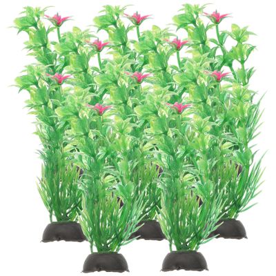 Happyyami 10-Piece Decorative Aquarium Plants