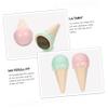 Yardwe 6-Piece Ice Cream-Shaped Catnip Chew Toys for Kittens view 2