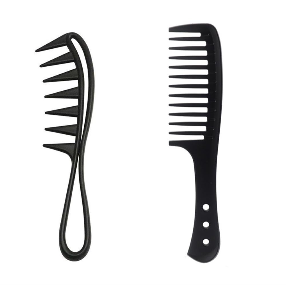 Wide-Tooth Hair Comb for Curly Hair, Men and Women