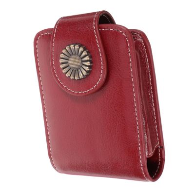 Lipstick Holder with Mirror, Small Cosmetic Bag for On the Go