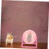 BESPORTBLE Small Hamster Exercise Ball, Quiet Plastic Running Wheel, Random Blue Color view 2