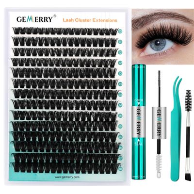 GEMERRY 80D Eyelash Extension Set, Individual False Lashes