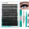 GEMERRY 80D Eyelash Extension Set, Individual False Lashes view 1