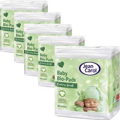 Jean Carol Baby Pads Extra Large, 40 pcs. x 5 packs