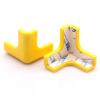 T-Shaped Corner Protectors for Furniture, 20-Pack, Food-Grade PVC, Yellow view 2
