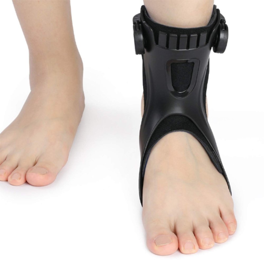 HUANGJUN Drop Foot Support Brace, Ankle Orthosis for Sprains and Tendinitis, 1 Pair, L