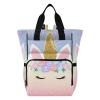 ISAOA Unicorn Diaper Bag, Cute Magical Large Laptop Backpack, Travel Backpack, Daypack, Lunch Bag with Insulated Pockets, Stroller Straps, Waterproof, #10, One Size view 1