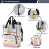 ISAOA Unicorn Diaper Bag, Cute Magical Large Laptop Backpack, Travel Backpack, Daypack, Lunch Bag with Insulated Pockets, Stroller Straps, Waterproof, #10, One Size view 3