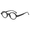 Lanomi Retro Round Reading Glasses for Women and Men, Lightweight Black, 2.75 Magnification view 1