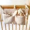 2-in-1 Crib Organizer Hanging Storage Bag, Brick Red view 2