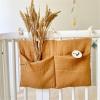 2-in-1 Crib Organizer Hanging Storage Bag, Brick Red view 4