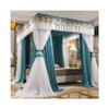 GLMGBP Canopy Bed Net for 1.5 m/5 ft Bed, Dustproof Bedroom Curtain with Stainless Steel Holder, All-Season Mosquito Net (Style 1, 1.5 x 2 x 2 m) view 1