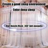GLMGBP Bed Canopy for 2 m/6.5 ft Beds, Decorative Mosquito Net for Queen- and King-Size Beds, Double-Layer Bed Curtain, Style 1, 2 x 2.2 x 2 m view 3