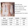 GLMGBP Canopy Mosquito Net for 1.8 m Beds, Blackout, U-Shaped Metal Rails, Style 4, 1.8 x 2 x 2 m view 2