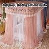GLMGBP Canopy Mosquito Net for 1.8 m Beds, Blackout, U-Shaped Metal Rails, Style 4, 1.8 x 2 x 2 m view 3