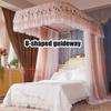 GLMGBP Canopy Mosquito Net for 1.8 m Beds, Blackout, U-Shaped Metal Rails, Style 4, 1.8 x 2 x 2 m view 4