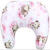 TupTam Small Baby Nursing Pillow with Cotton Cover, Giraffe/Dots/Pink view 2